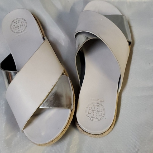 Tory Burch Crossfoot Slides - Picture 9 of 13